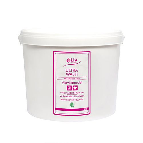 Liv Ultra Wash -valkopesuaine 8 kg